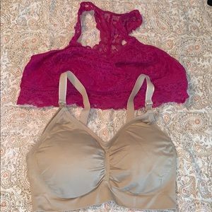 2- Motherhood maternity nursing bras. XL